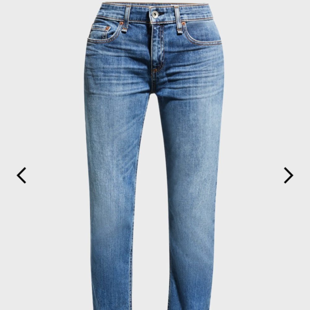 Rag & Bone Dre Low-Rise Slim Boyfriend Ankle Jeans